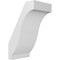 Ekena Millwork 5-in. W x 6-in. D x 10-in. H Baker Architectural Grade PVC Knee Brace BRCP05X06X10BKR - alternate 1
